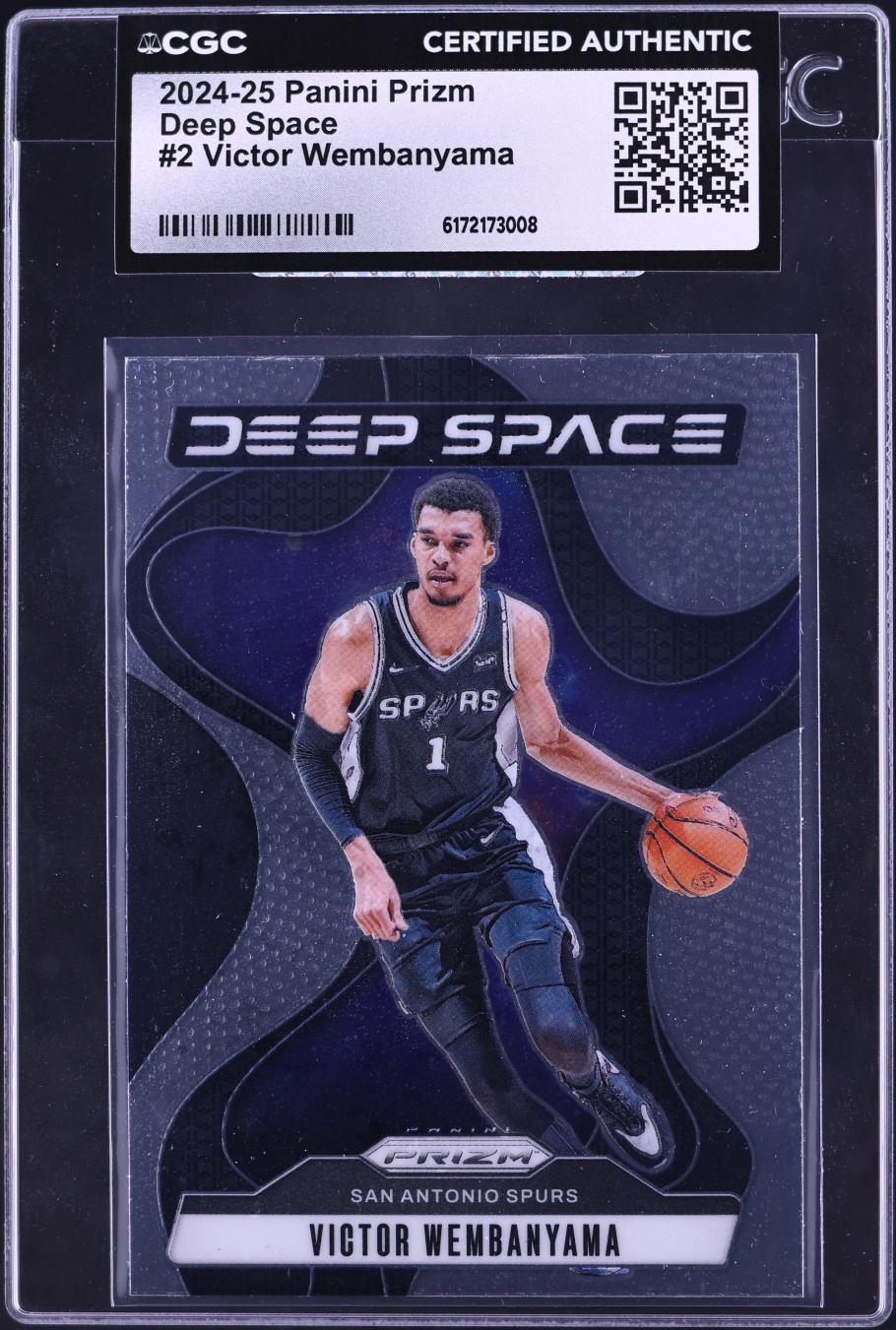 2024 Panini Prizm Deep Space Victor Wembanyama #2 CGC AUTH