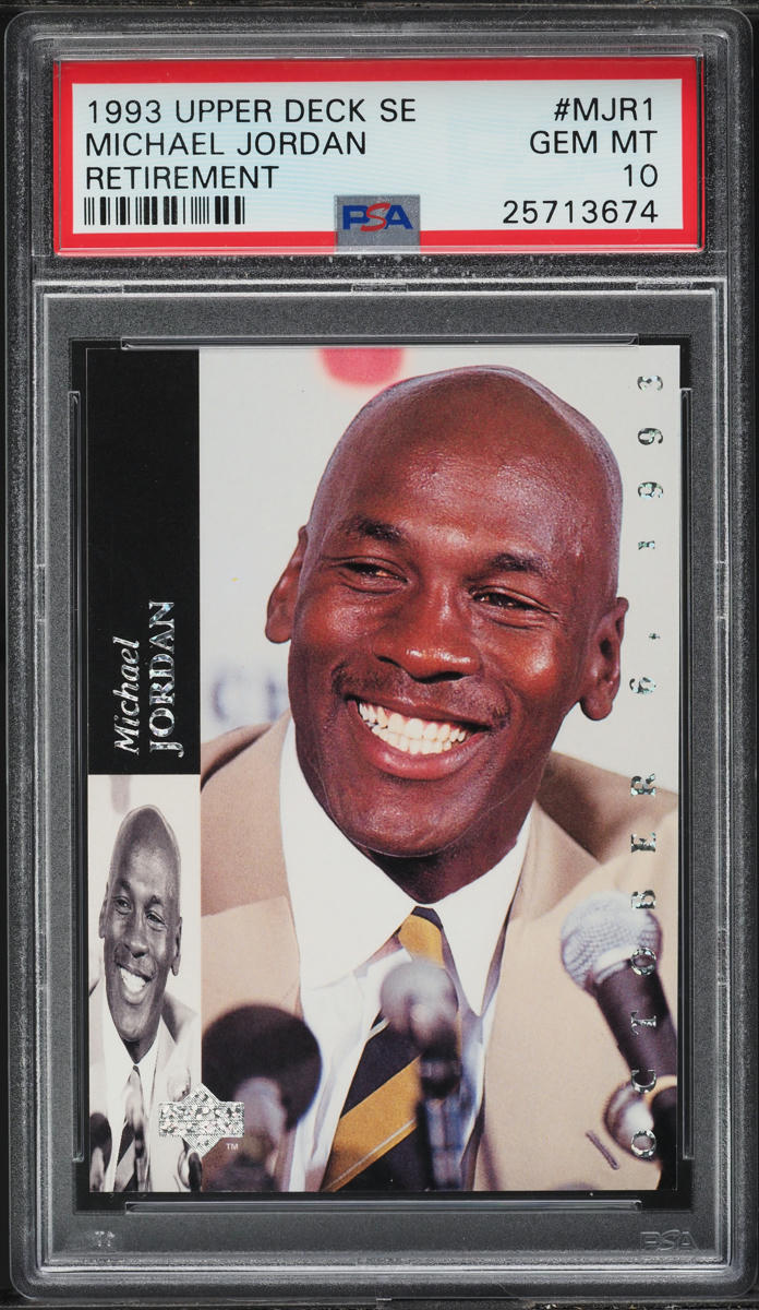 1993 Upper Deck SE Retirement Michael Jordan #MJR1 PSA 10 GEM MINT