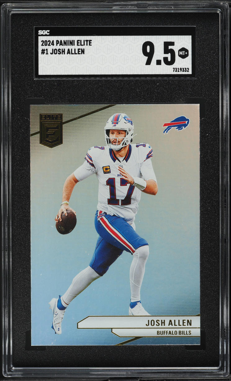 2024 Donruss Elite Josh Allen #1 SGC 9.5 MINT+