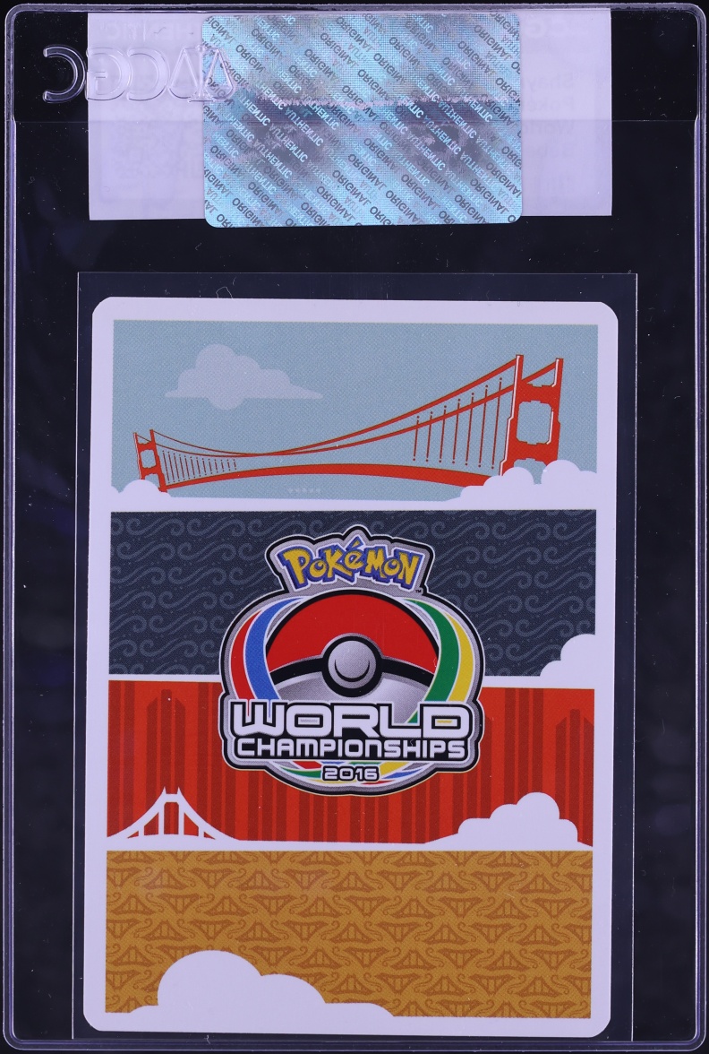 2016 Pokemon XY World Championships Jesper Eriksen Shaymin EX #77 CGC AUTH