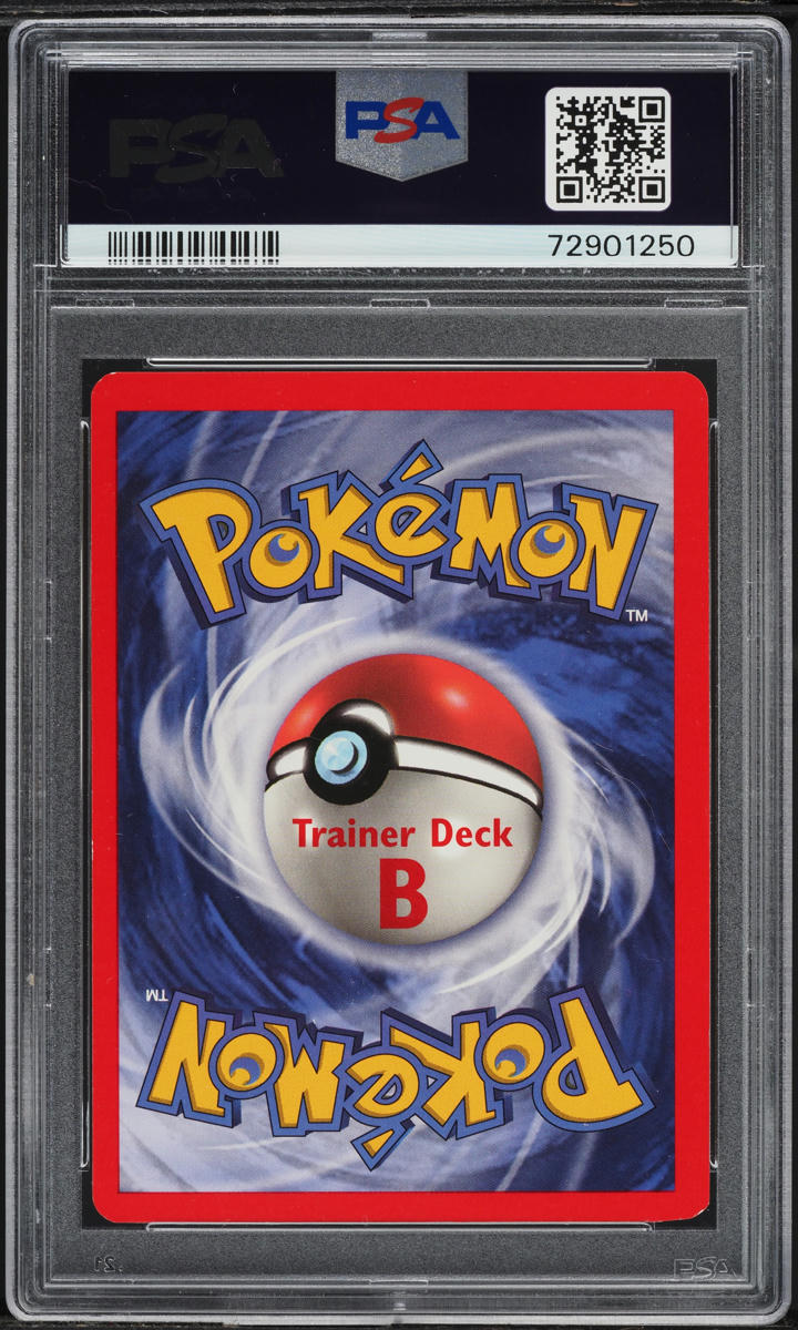 1999 Pokemon Base Set Trainer Deck B Water Energy #102 PSA 8 NM-MT