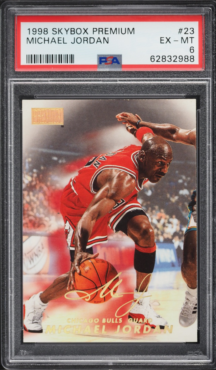 1998 Skybox Premium Michael Jordan #23 PSA 6 EXMT
