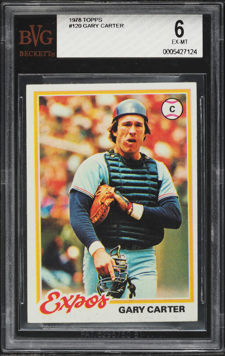 1978 Topps Gary Carter #120 BVG 6 EXMT