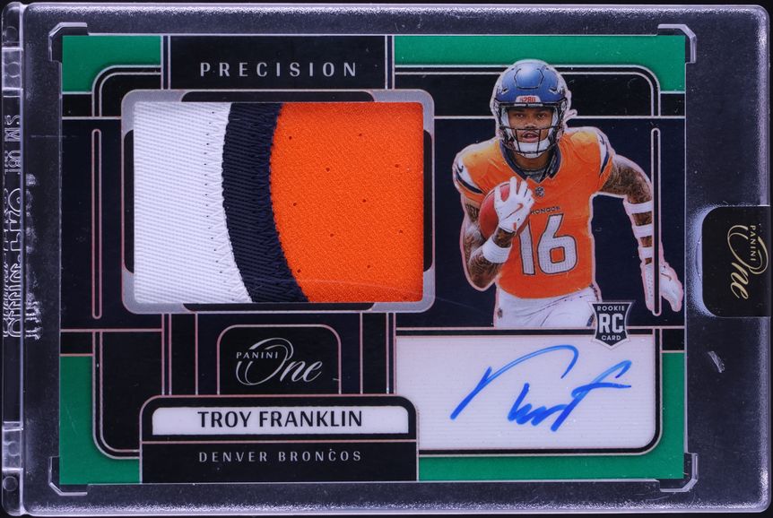 2023 Wild Card American Metallix R/B 1 Sparkle Troy Franklin RC 4