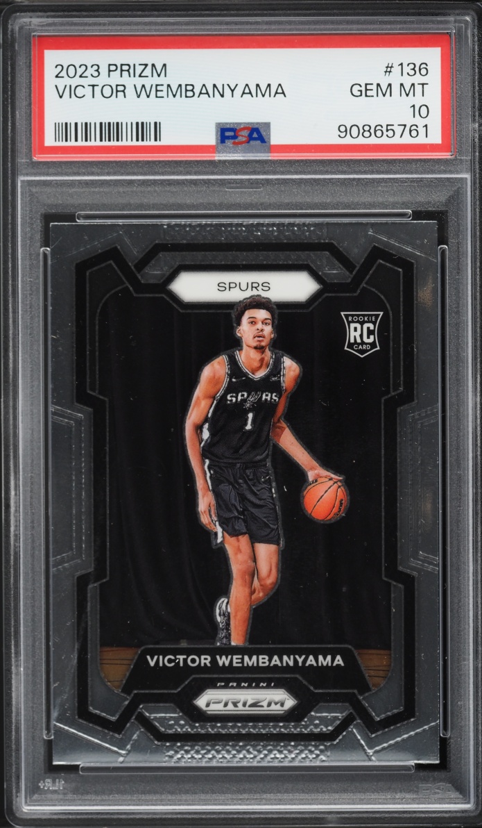 2023 Panini Prizm Victor Wembanyama ROOKIE #136 PSA 10 GEM MINT
