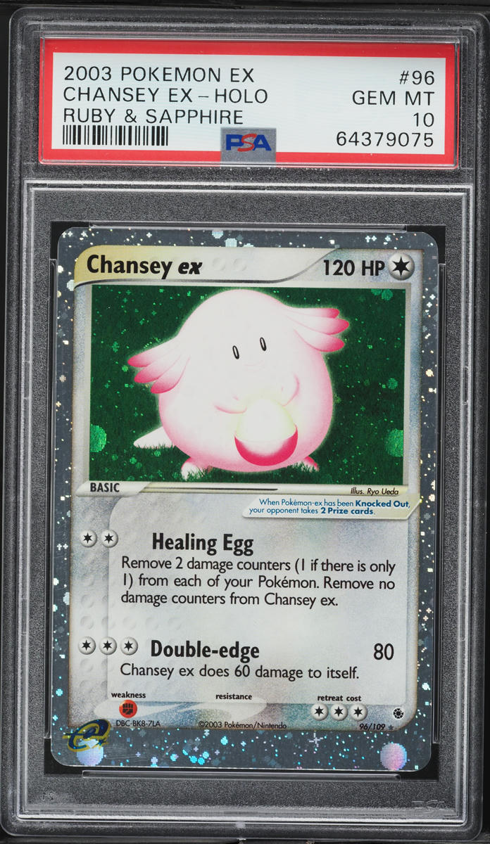 2003 Pokemon EX Ruby & Sapphire Holo Chansey ex #96 PSA 10 GEM MINT