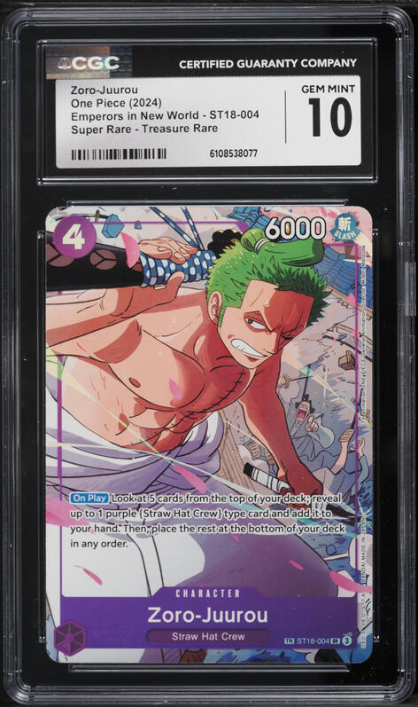 2024 One Piece Japanese Emperors Special Alt Art Zoro-Juurou #67