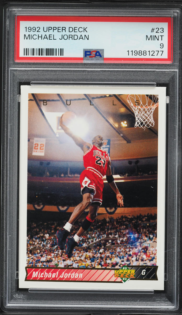 1992 Upper Deck Basketball Michael Jordan #23 PSA 9 MINT