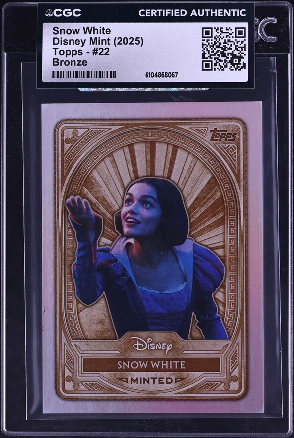 2024 Topps Chrome Disney Superfractor Snow White 1/1 #6 PSA 9 MINT
