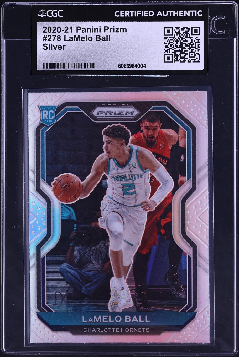 2020 Panini Prizm Silver LaMelo Ball ROOKIE #278 CGC AUTH