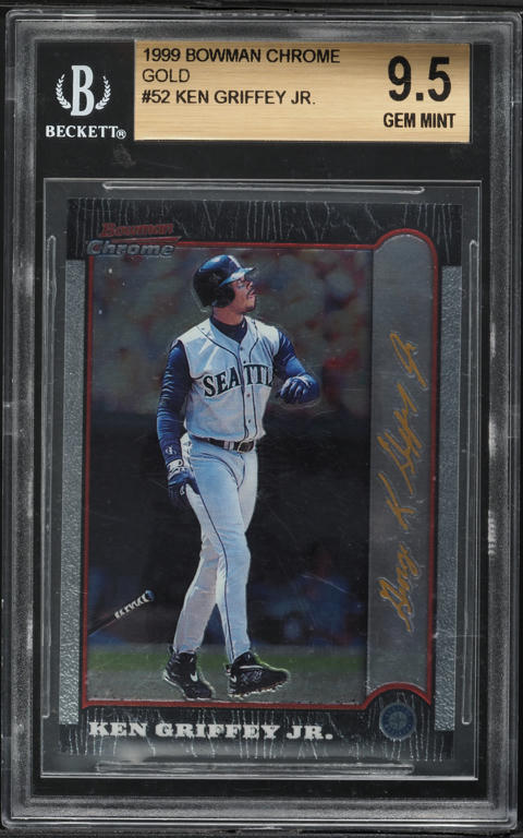 2023 Topps Transcendent Gold Frame Blue Ken Griffey Jr. AUTO DNA 9