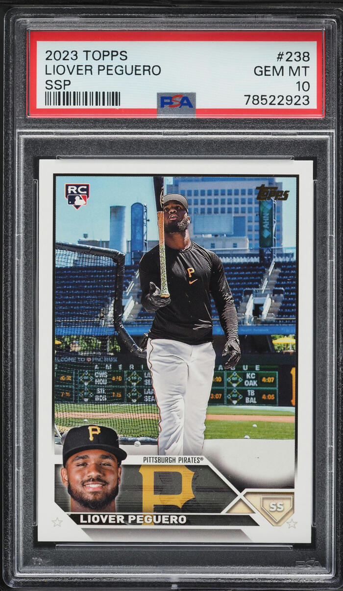 2023 Topps SSP Liover Peguero ROOKIE #238 PSA 10 GEM MINT