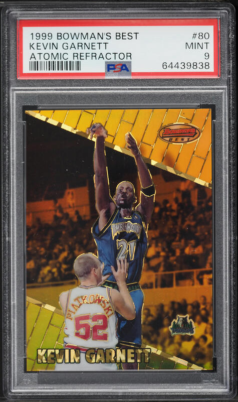 1998 Flair Showcase Takeit2.Net Kevin Garnett /1000 #7 PSA 10 GEM