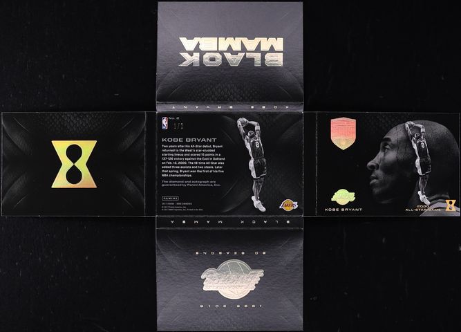 Lot(10) 2017 Panini Eminence Kobe Bryant Set Case w/ Diamond Autograph Tribute Cards And Book