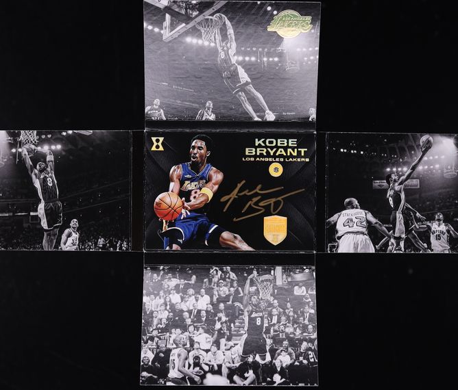 Lot(10) 2017 Panini Eminence Kobe Bryant Set Case w/ Diamond Autograph Tribute Cards And Book