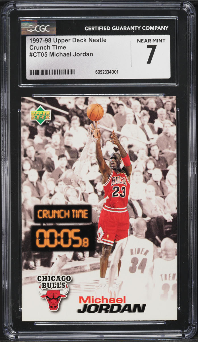 1997 Upper Deck Nestle Crunch Time Michael Jordan #CT05 CGC 7 NRMT