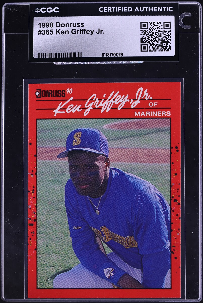 1990 Donruss Ken Griffey Jr. #365 CGC AUTH