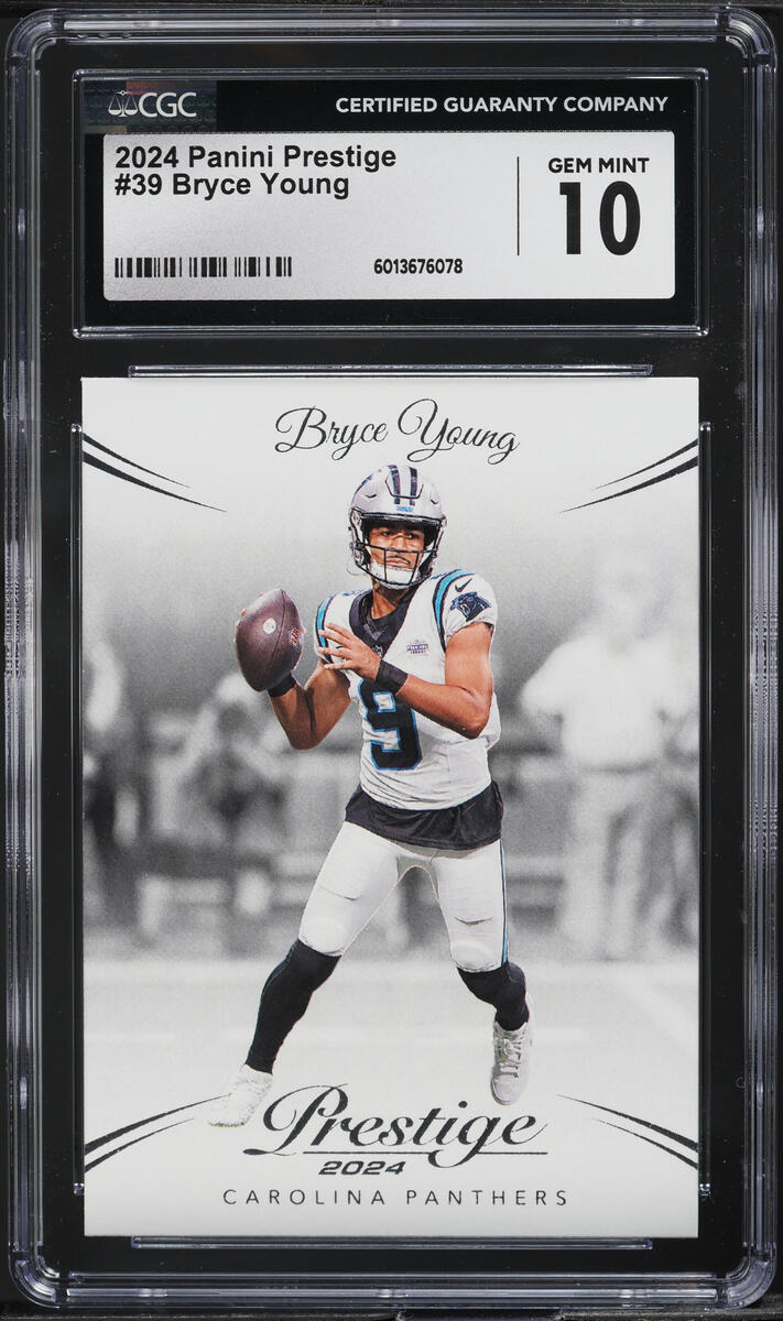 2024 Panini Prestige Bryce Young #39 CGC 10 GEM MINT