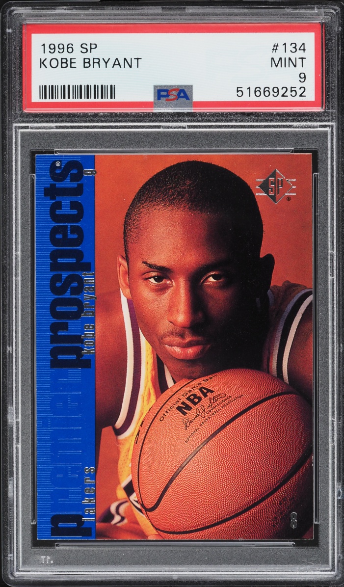 1996 SP Basketball Kobe Bryant ROOKIE #134 PSA 9 MINT
