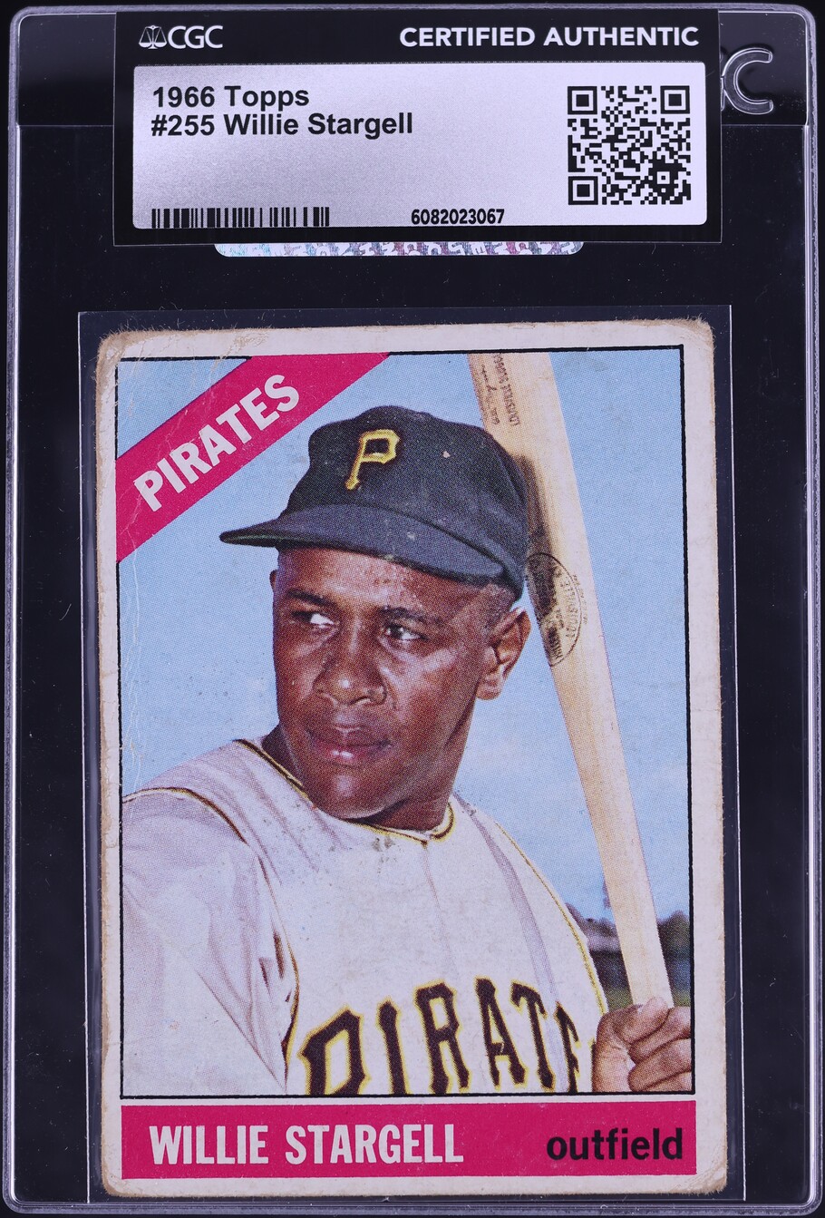 1966 Topps Willie Stargell #255 CGC AUTH