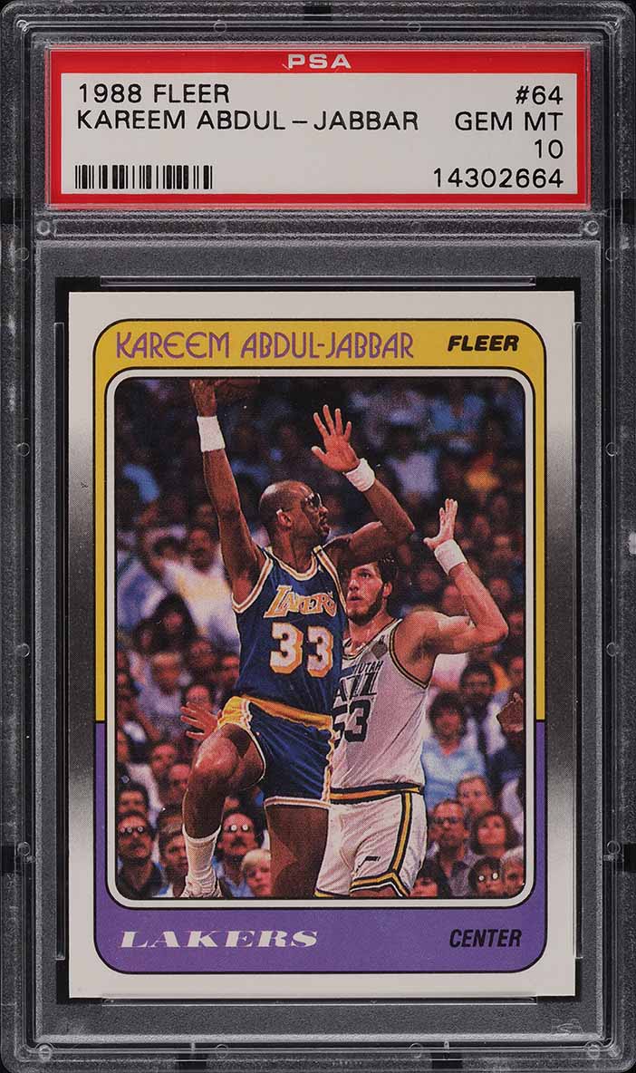 1975 Topps Basketball Kareem Abdul-Jabbar #90 PSA 10 GEM MINT on