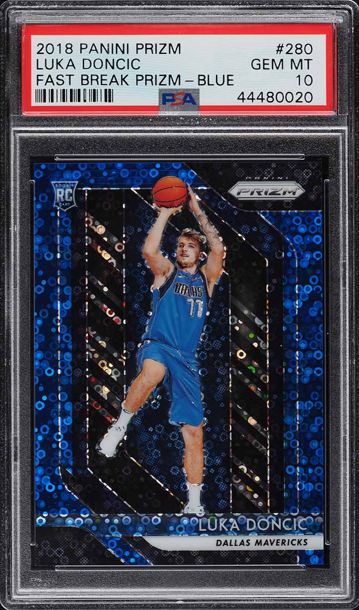 2018 Panini Prizm Red Luka Doncic ROOKIE /299 #280 PSA 10 GEM MINT