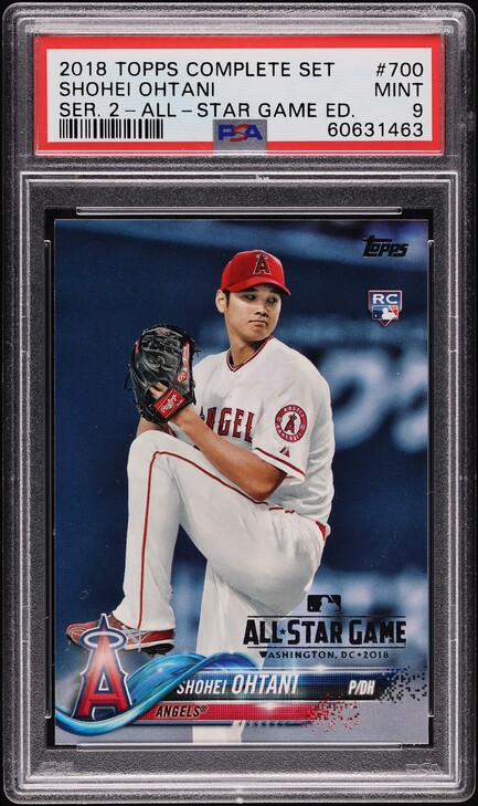 【PSA9鑑定】2013 CALBEE ALL-STARS #AS-22 2013 Calbee All-Stars Shohei Ohtani ROOKIE #AS-22 PSA 9 MINT