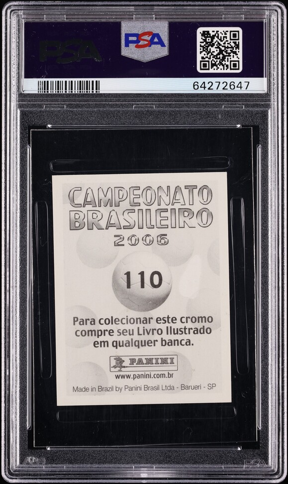 2006 Panini Campeonato Brasileiro Marcelo Da Silva Jr. ROOKIE #110 PSA 9 MINT