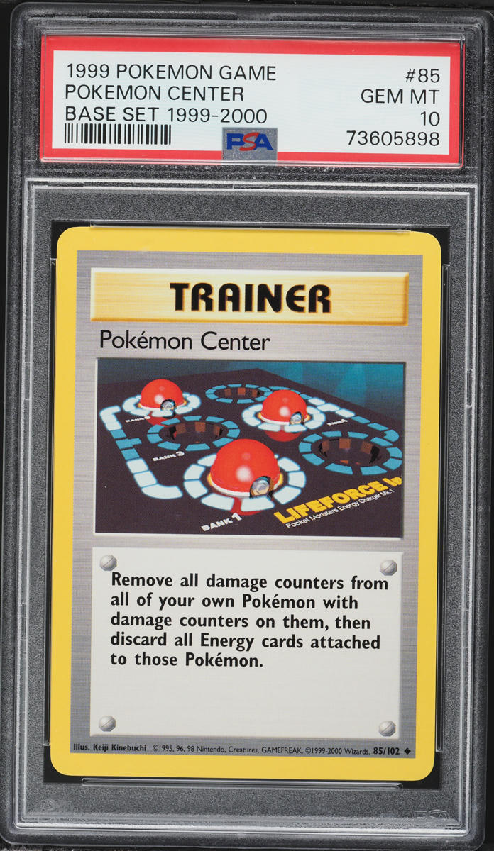 1999-2000 Pokemon Base Set Pokemon Center #85 PSA 10 GEM MINT