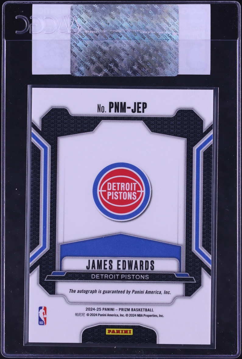2024 Panini Prizm Penmanship James Edwards AUTO #PNM-JEP CGC AUTH