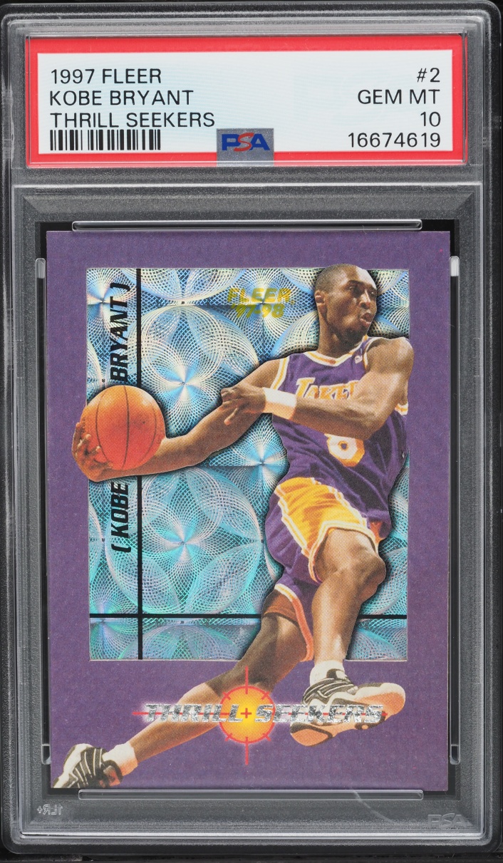 1997 Fleer Thrill Seekers Kobe Bryant #2 PSA 10 GEM MINT