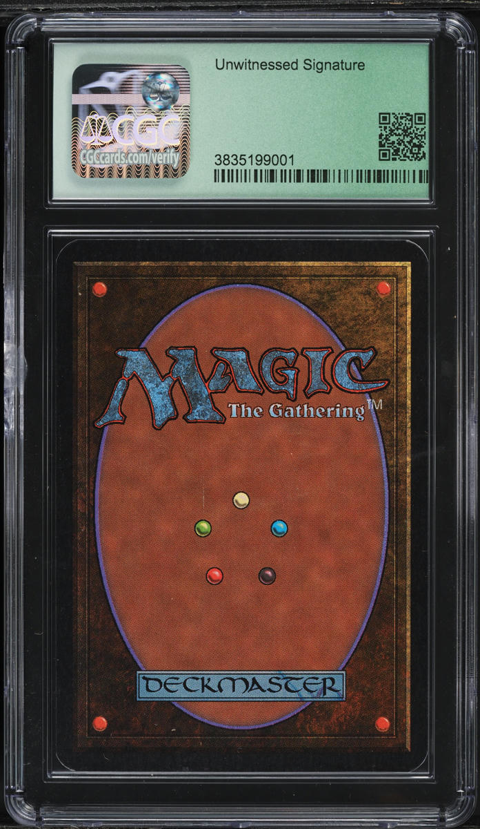 1993 Magic The Gathering MTG Alpha Ancestral Recall CGC Qualified 9.5 GEM MINT