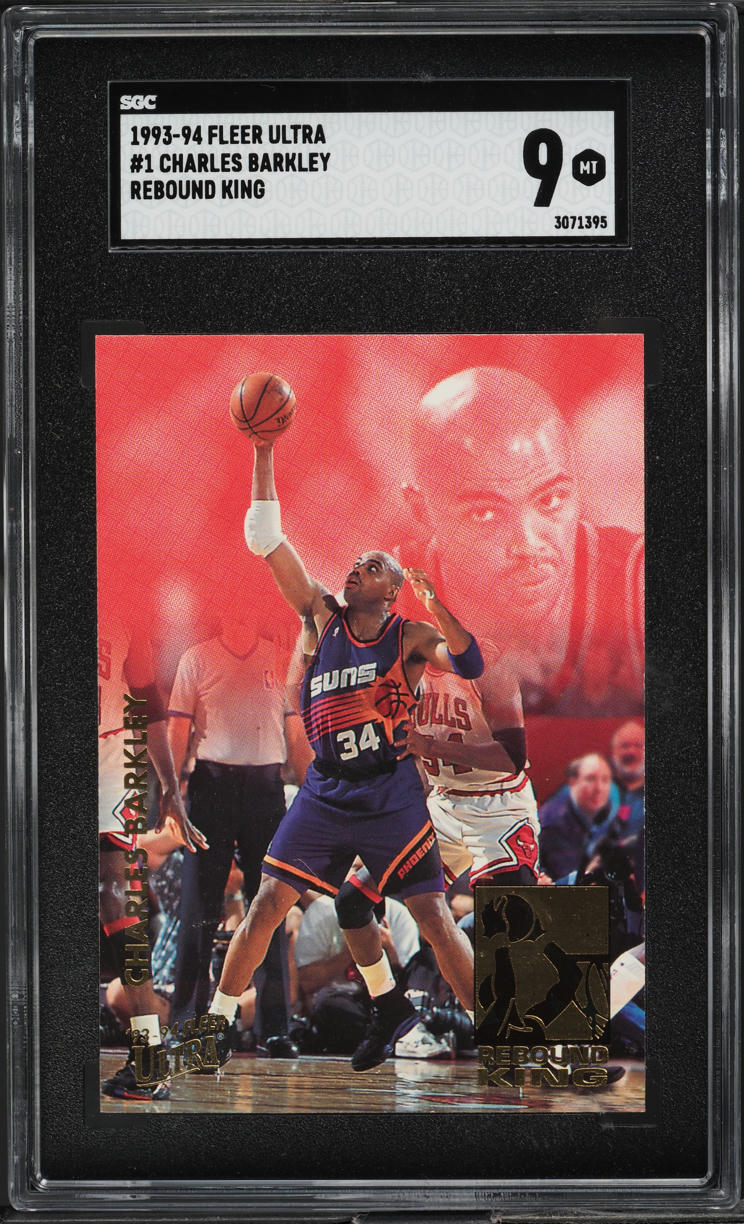 1993 Ultra Rebound King Charles Barkley #1 SGC 9 MINT