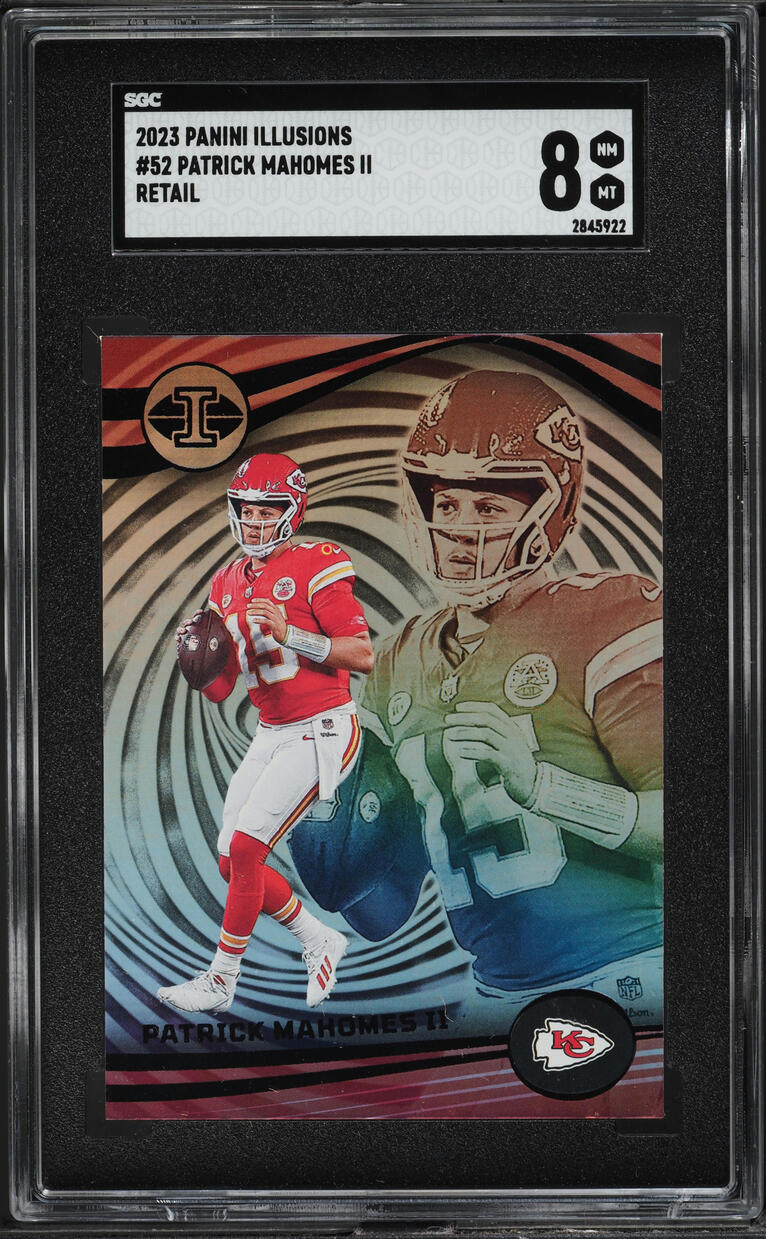 2023 Panini Illusions Retail Patrick Mahomes II #52 SGC 8 NM-MT