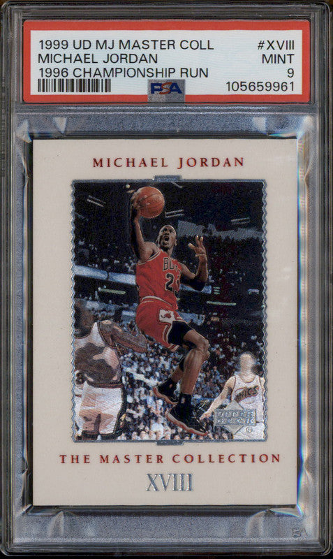 1999 UD MJ Master Collection 1996 Championship Run Michael Jordan /500 ...