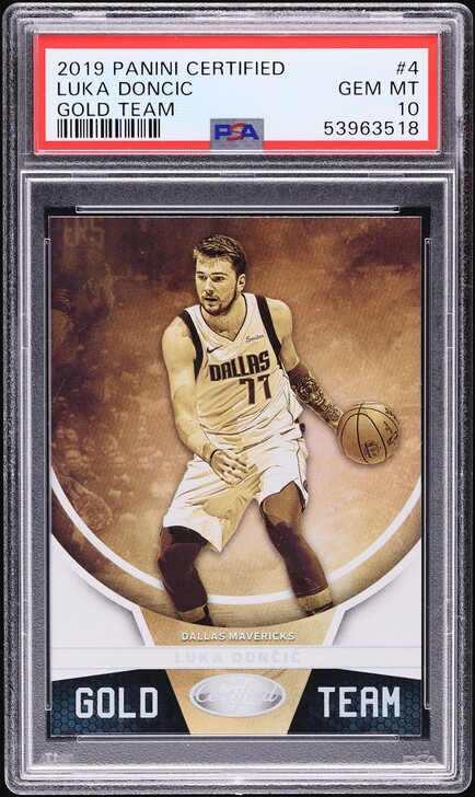 2019 Donruss Optic Checkerboard Luka Doncic #16 PSA 10 GEM MINT on