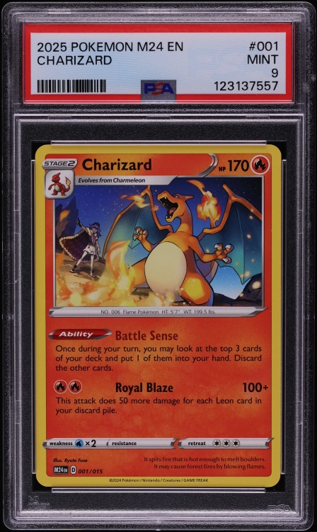2025 Pokemon McDonald's Collection Charizard #1 PSA 9 MINT