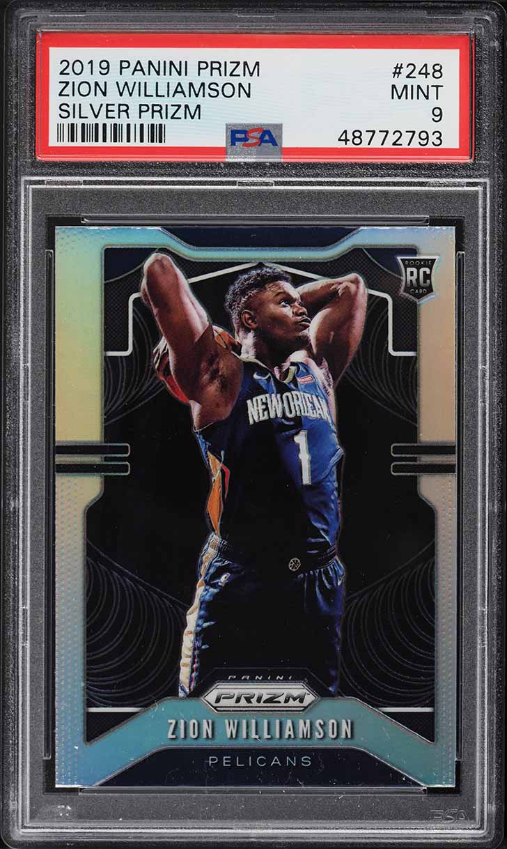 2019 Panini Prizm Zion Williamson ROOKIE #248 PSA 10 GEM MINT on