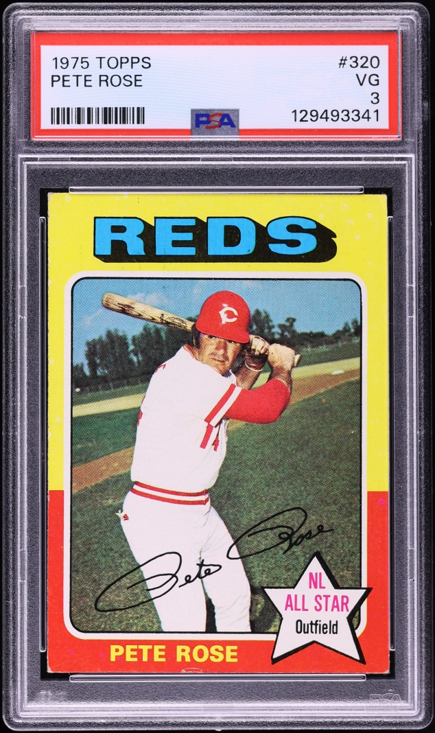 1975 Topps Pete Rose #320 PSA 3 VG