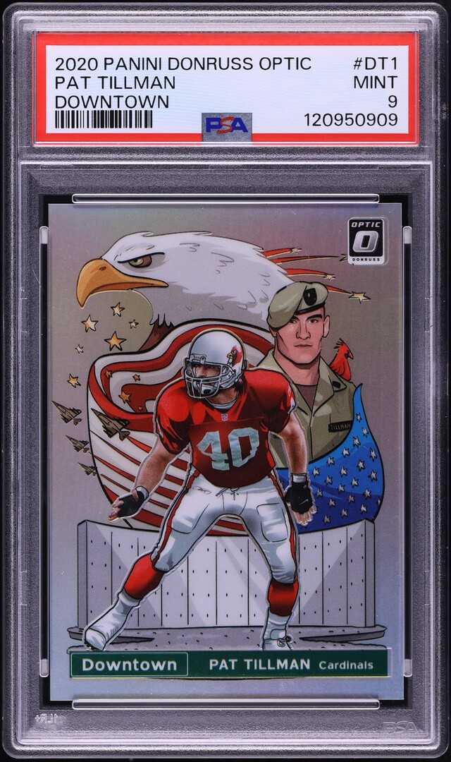 2020 Donruss Optic Downtown Pat Tillman #DT1 PSA 9 MINT