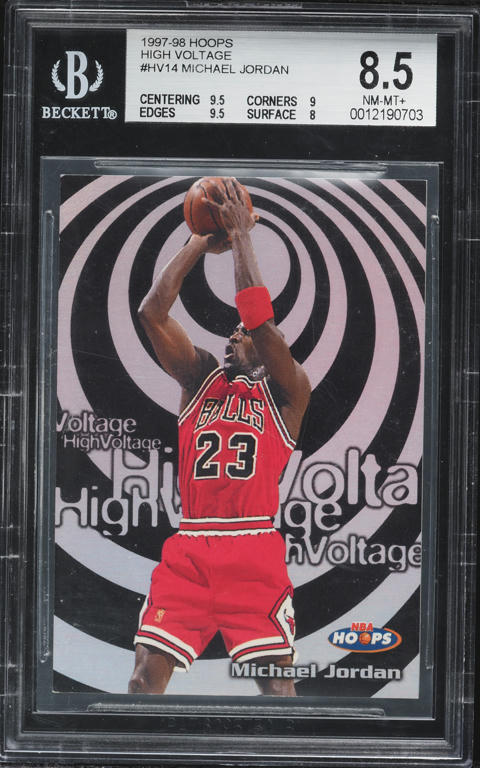 1997 Hoops Frequent Flyer Club Upgrade Michael Jordan #FF4 BGS 9