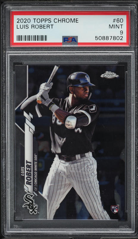 2020 Topps Chrome Xfractor Luis Robert ROOKIE #60 PSA 10 GEM