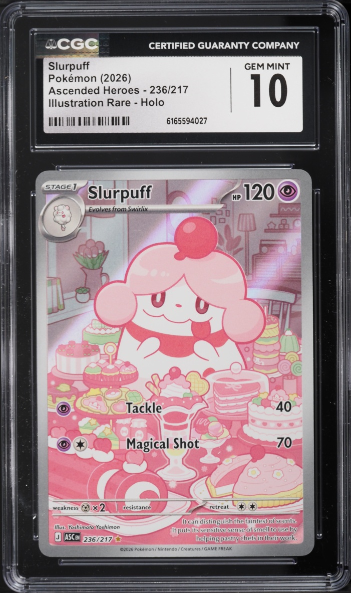 2026 Pokemon Mega Evolution Ascended Heroes IR Slurpuff #236 CGC 10 GEM MINT