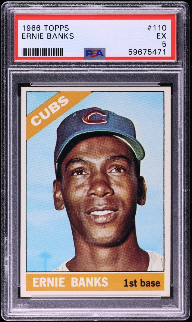 1966 Topps Ernie Banks #110 PSA 5 EX