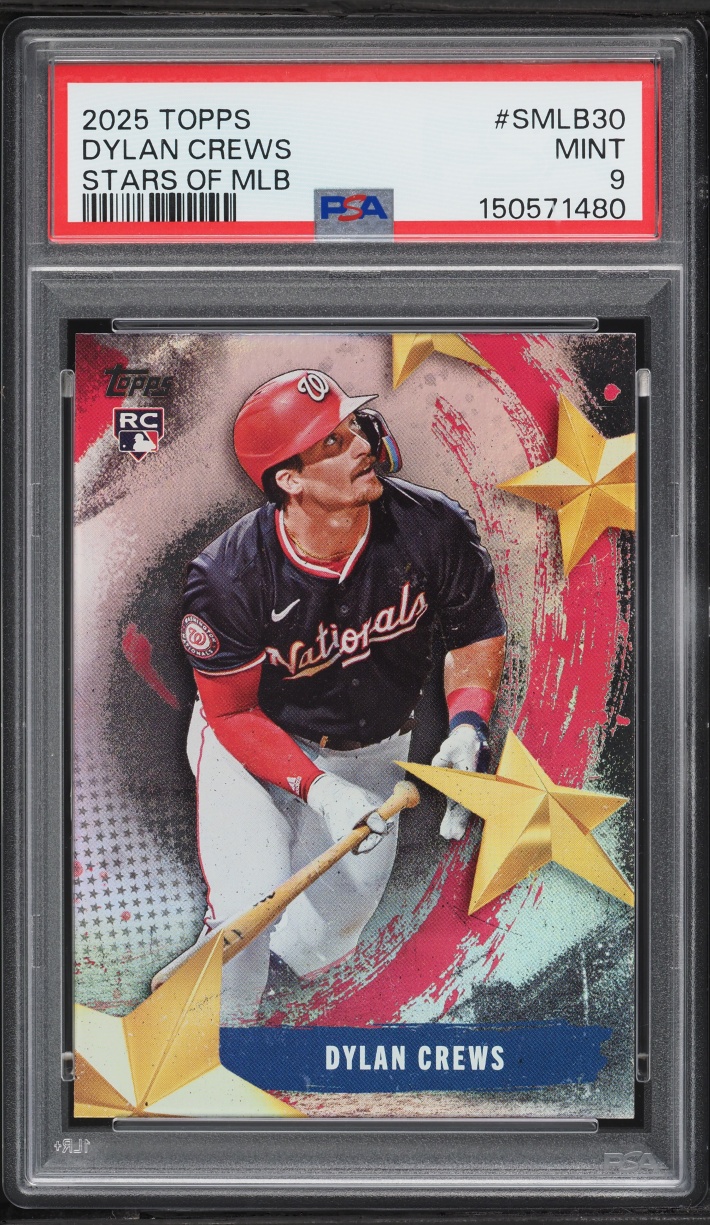 2025 Topps Stars Of MLB Dylan Crews ROOKIE #SMLB-30 PSA 9 MINT