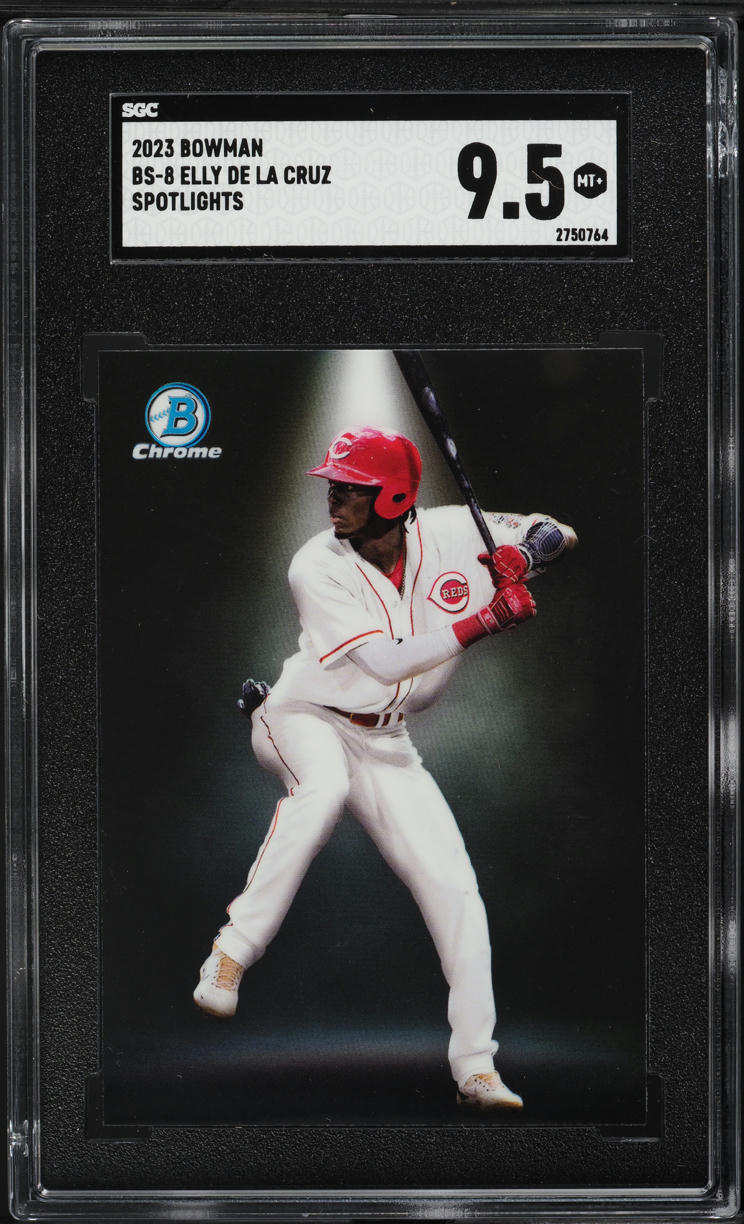 2023 Bowman Chrome Spotlights Elly De La Cruz PROSPECT #BS-8 SGC 9.5 MINT+