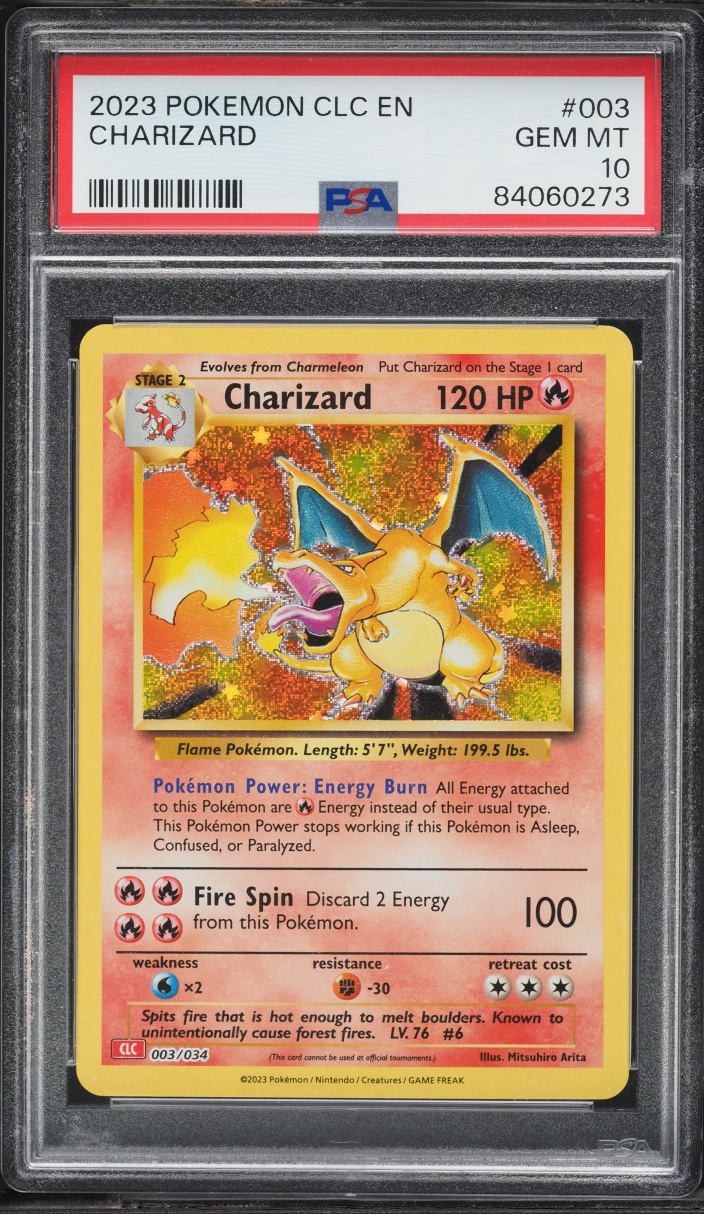 2023 Pokemon SV TCG Classic Collection Ho-Oh Ex Deck Holo Charizard #3 PSA 10 GEM MINT