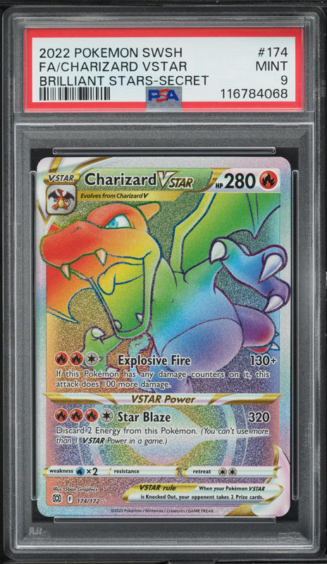 2022 Pokemon Japanese SWSH VSTAR Universe Charizard VSTAR #212 PSA