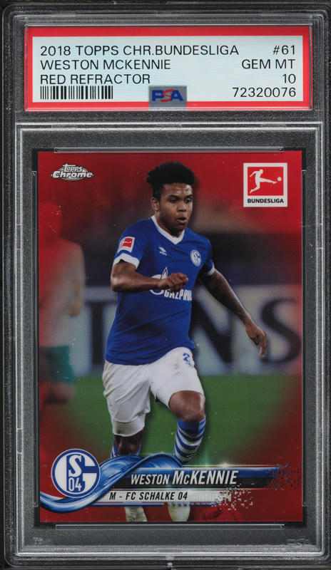 2018 Topps Chrome Bundesliga Kai Havertz ROOKIE RC #12 SGC