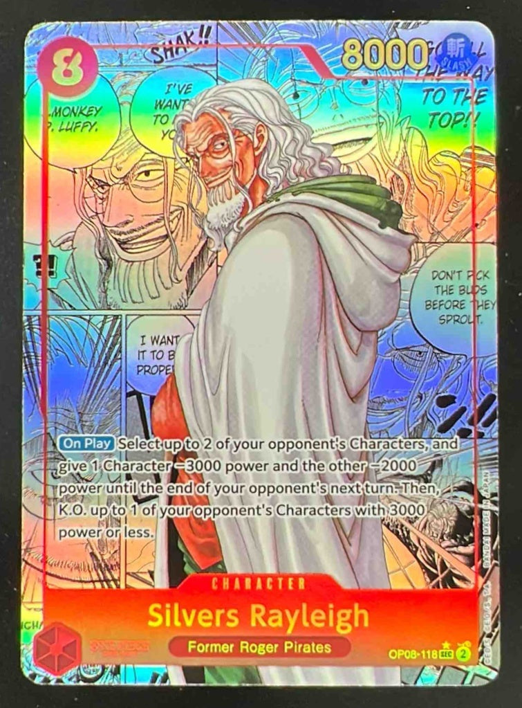 2024 One Piece Japanese Two Legends Manga Alt Silvers Rayleigh